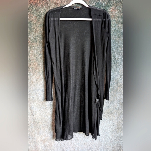 BCBG Maxazria Lightweight Semi Sheer Cardigan - Picture 1 of 5